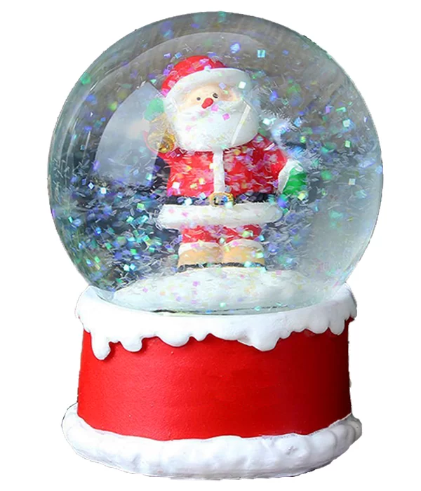 Lovely Santa Snow Globe
