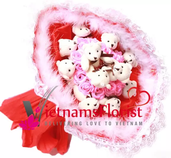 Artificial Flowers And Bears 012