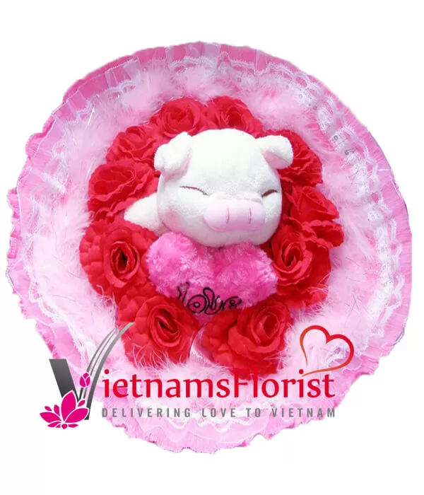 Artificial Flowers And Bears 004