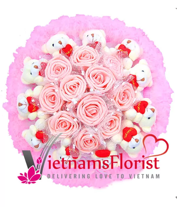 Artificial Flowers And Bears 005