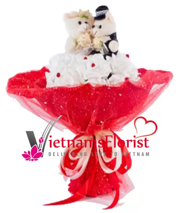 Artificial Flowers And Bears 007